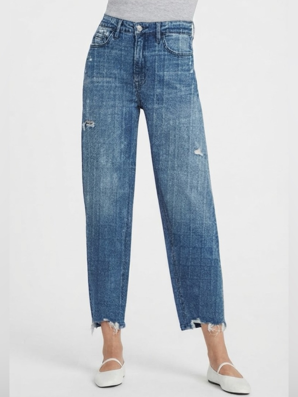 Klique B. Los Angeles Super High Rise Barrel Jeans 11/30 NWT